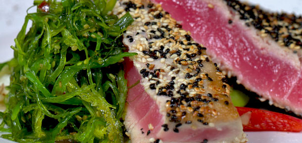 Christopher's Sesame Crusted Tuna Steak